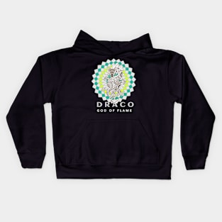 Draco god of flame Kids Hoodie